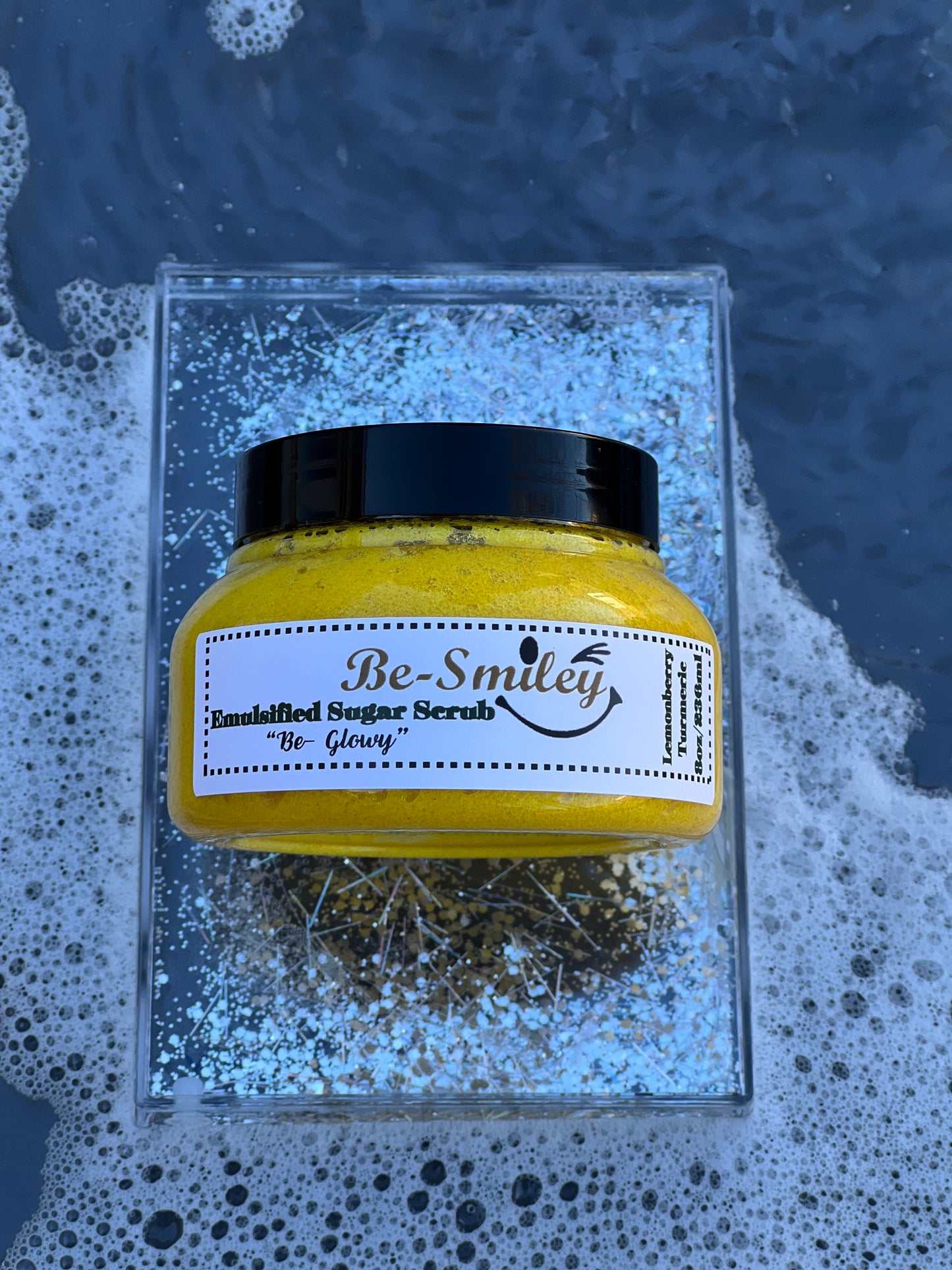 Lemon-Berry Turmeric Emulsified Sugar Scrub